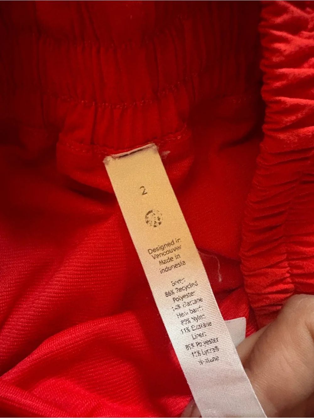 lululemon athletica Red Women's Athletic Shorts